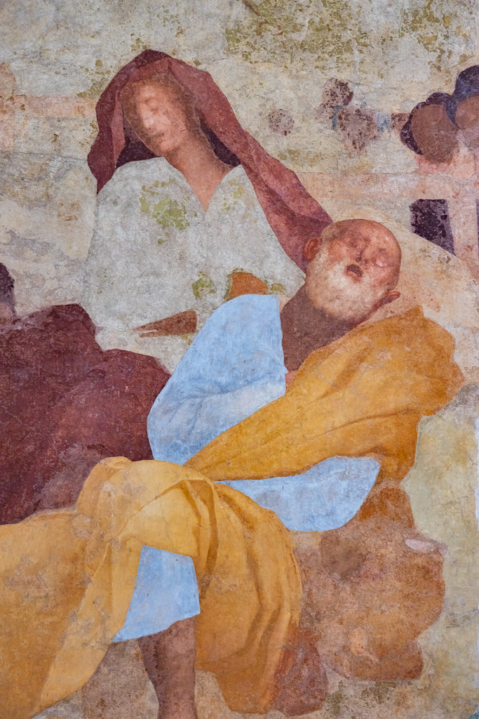 Certosa di Firenze, Deposizione dalla croce, affresco staccato di Pontormo, databile al 1523-1525 circa.